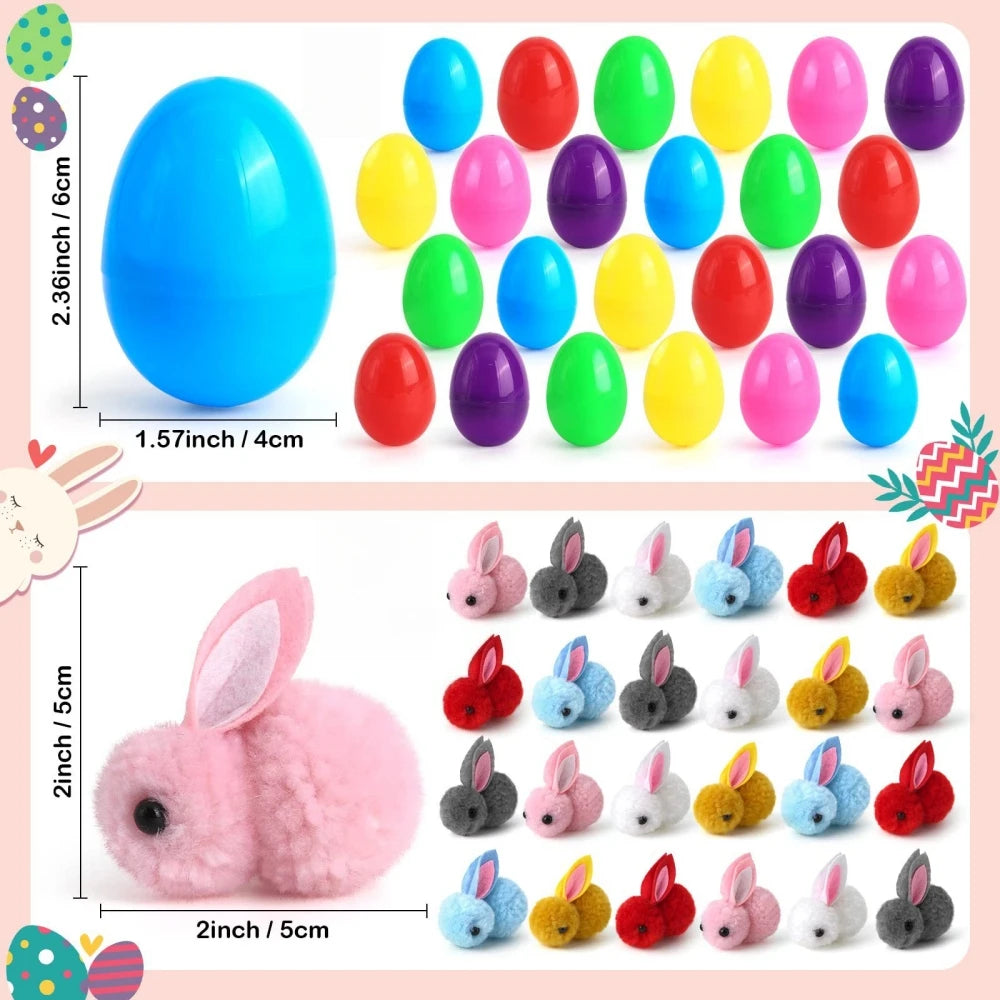 Œuf de Pâques Surprise avec Lapin à fourrure | Adoptez un nouveau compagnon ! | Cadeau Jouet Lapin Fête Pâques