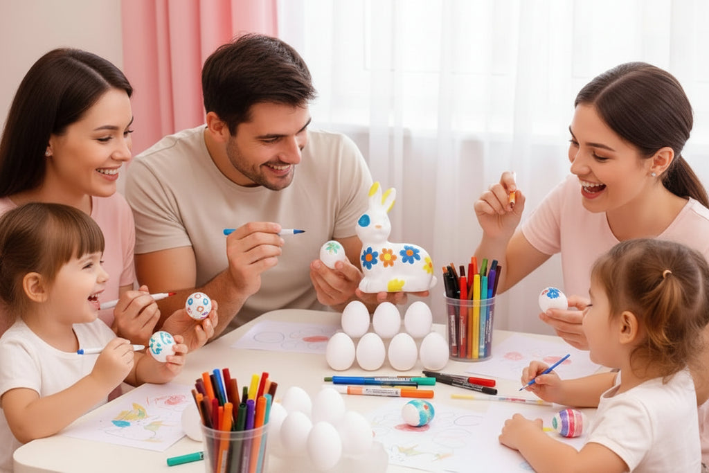Kit Peinture Pâques Lapin & Œufs | Activité Créative Enfant |  Fête de Pâques